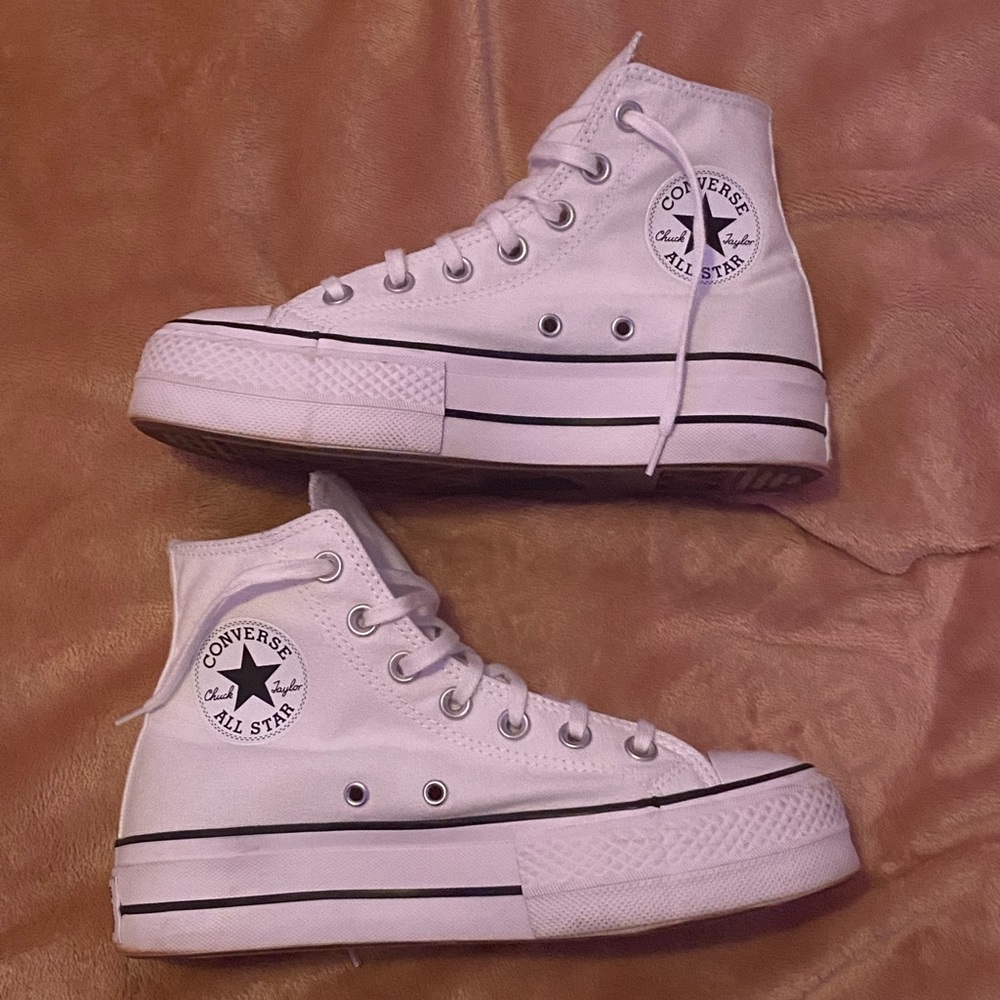 Converse Platform Chuck Taylor Shoes White Size 6.5